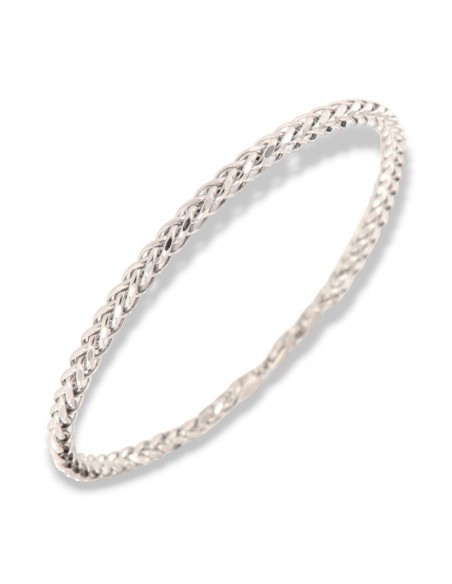 Bracciale Oro Bianco Maglia Quadrispiga 5,52GR [ddd1a83c]