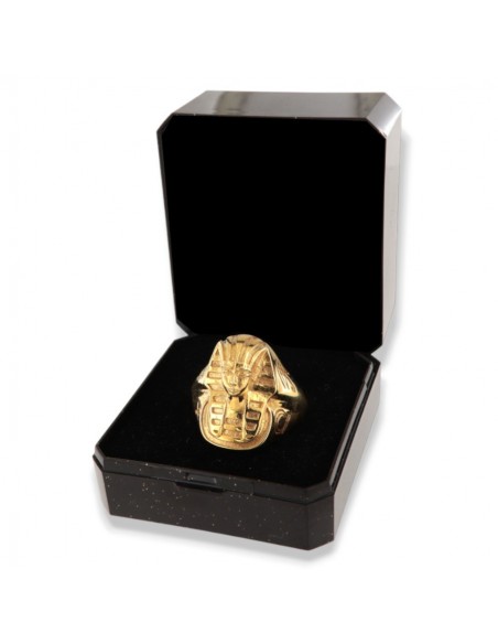 Anello Argento Rodiato Sfinge Egiziana Con  Geroglifici [bd284abb]