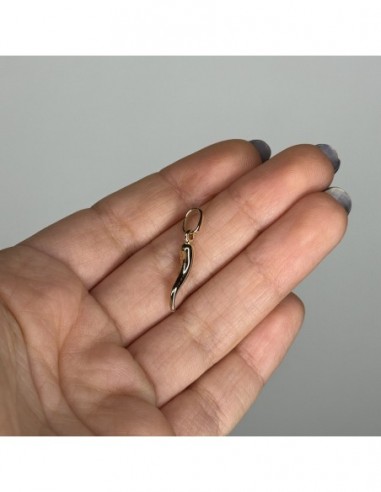 Ciondolo Oro Giallo Diamantato/Lucido 19MM [85f19976]