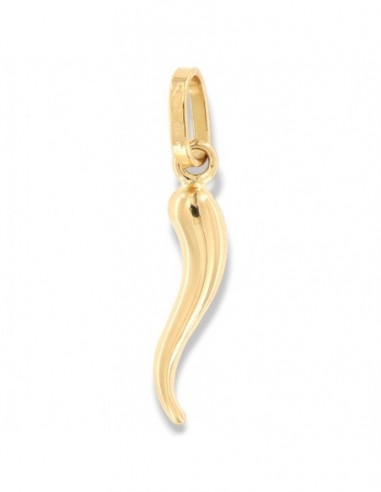 Ciondolo Oro Giallo Diamantato/Lucido 19MM [37bc1f6c]