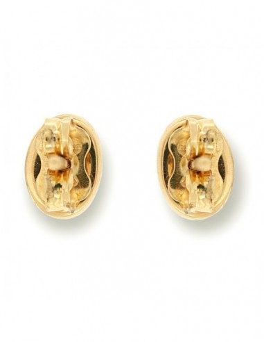 Orecchini Oro Giallo Ovale Turchese [fd7b225d]