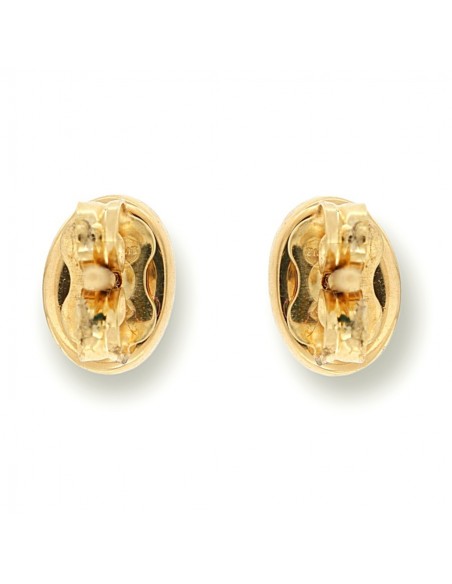 Orecchini Oro Giallo Ovale Turchese [fd7b225d]