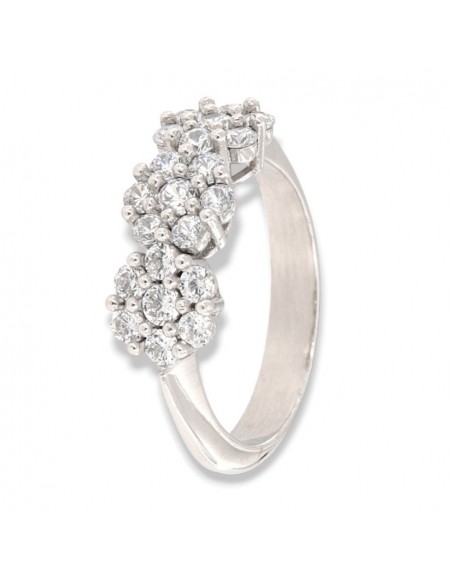 Anello Argento Rodiato Trilogy Magic Zirconi Bia. [f1542e0d]