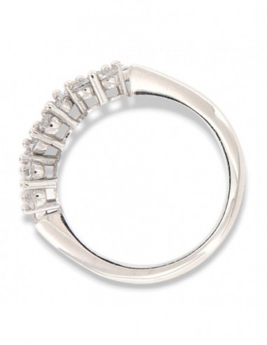 Anello Argento Rodiato Trilogy Magic Zirconi Bia. [2d222a1e]