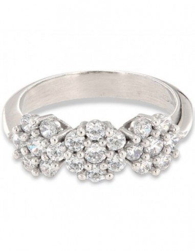 Anello Argento Rodiato Trilogy Magic Zirconi Bia. [f4046913]