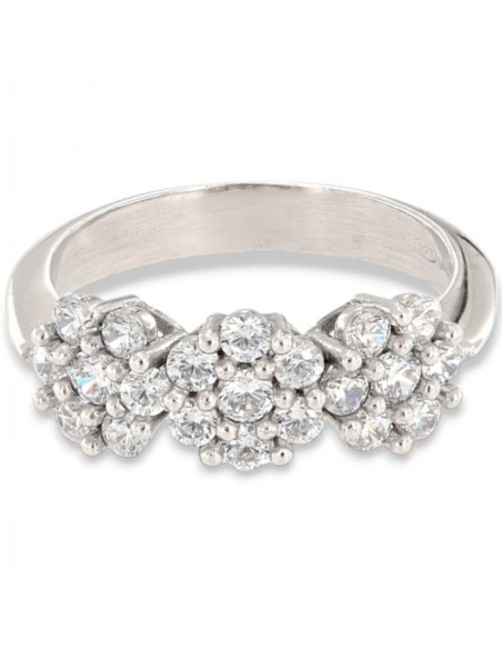 Anello Argento Rodiato Trilogy Magic Zirconi Bia. [f4046913]