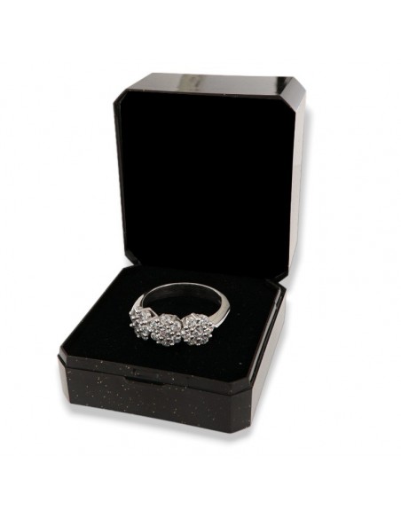 Anello Argento Rodiato Trilogy Magic Zirconi Bia. [4319a817]
