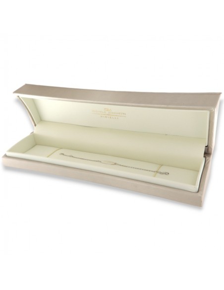 Bracciale Oro Bianco Neonato Piastra Centrale [787afa2a]