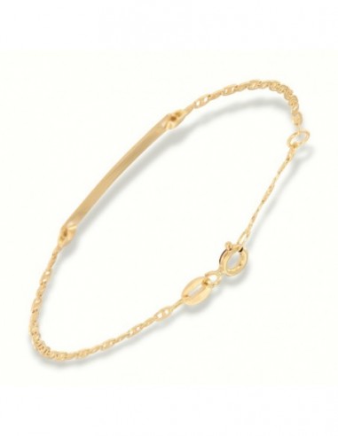Bracciale Oro Giallo Neonato Piastra Centrale [367f118f]