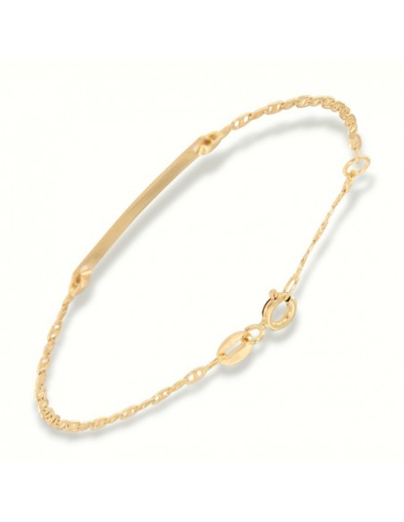 Bracciale Oro Giallo Neonato Piastra Centrale [367f118f]