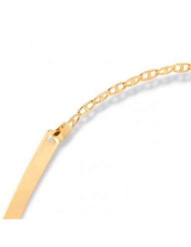 Bracciale Oro Giallo Neonato Piastra Centrale [cb3944c2]