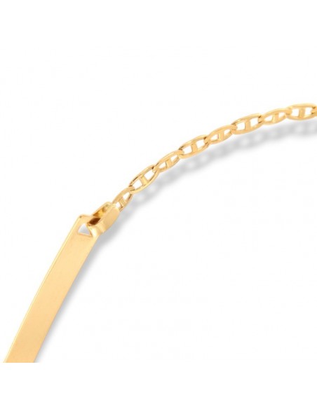 Bracciale Oro Giallo Neonato Piastra Centrale [cb3944c2]