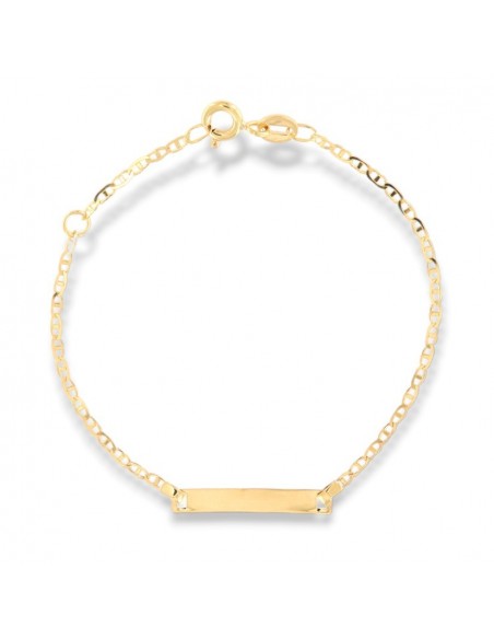 Bracciale Oro Giallo Neonato Piastra Centrale [ce6903dc]