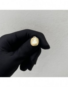Ciondolo Oro Giallo Putto Rilievo Piastra [e36b03be] 2