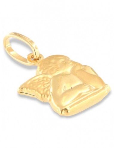 Ciondolo Oro Giallo Putto RIlievo [20078b76]