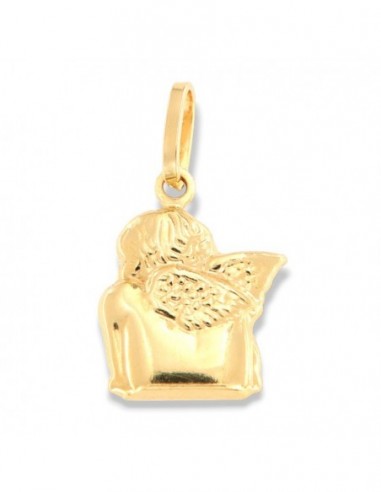 Ciondolo Oro Giallo Putto RIlievo [2557cc68]