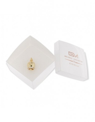 Ciondolo Argento Dorato Campana Con Zirconi [fa6f8e31]