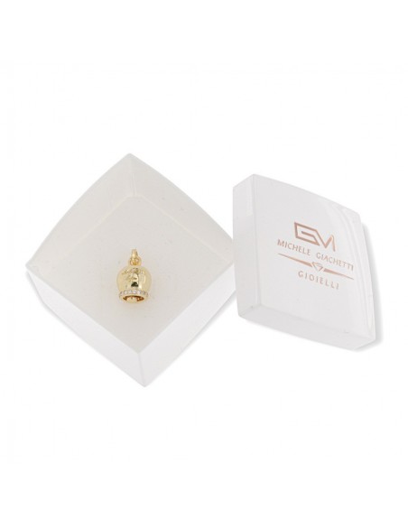 Ciondolo Argento Dorato Campana Con Zirconi [fa6f8e31]