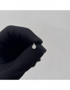 Ciondolo Oro Bianco Punto Luce 7MM [ffac7771] 2
