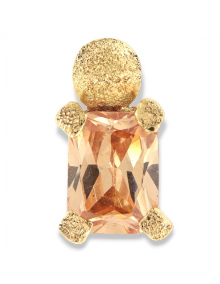 Ciondolo Oro Giallo Quarzo Citrino Satinato [6b9b2216]