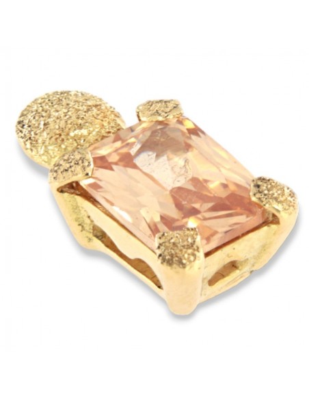 Ciondolo Oro Giallo Quarzo Citrino Satinato [87b3e435]