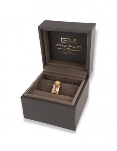 Ciondolo Oro Giallo Quarzo Citrino Satinato [35fe622f]