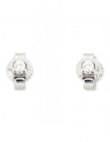 ORECCHINI ORO BIANCO E DIAMANTI 0,06 [93b9c3c3]