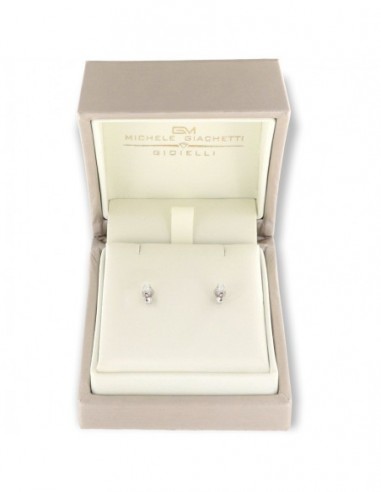 ORECCHINI ORO BIANCO E DIAMANTI 0,06 [490a5488]