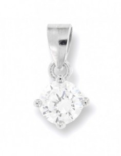 Ciondolo Argento Rodiato Punto Luce 5MM [5f0a902e]