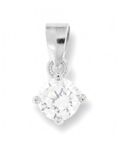 Ciondolo Argento Rodiato Punto Luce 5MM [5f0a902e]
