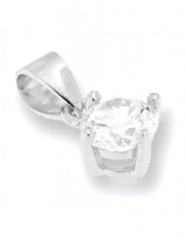 Ciondolo Argento Rodiato Punto Luce 5MM [f0ebd6aa]