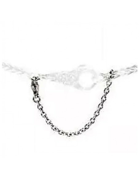 CATENA DI SICUREZZA ARGENTO COMPATIBILE TROLLBEADS [04d2aa9a]