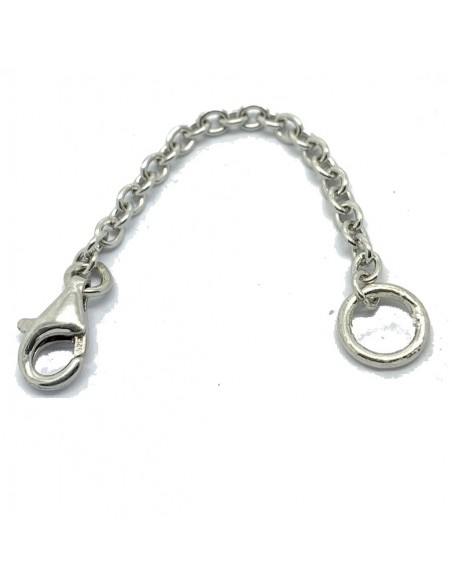 CATENA DI SICUREZZA ARGENTO COMPATIBILE TROLLBEADS [ddf4e997]