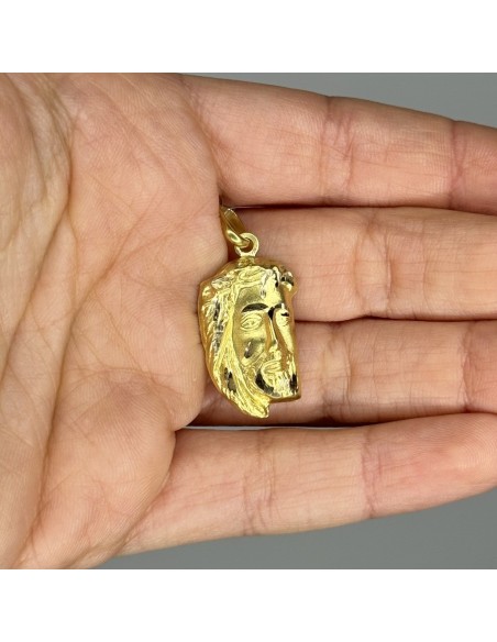 Ciondolo Oro Giallo Volto Gesù Cristo 2,60GR [10b69273]