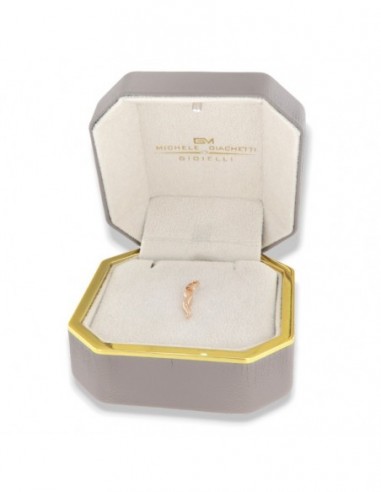 Ciondolo Oro Rosa Corno Portafortuna 16MM [d36b071b]