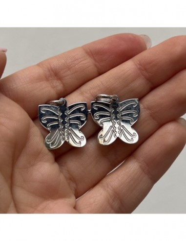 Ciondolo Argento Rodiato Farfalle Divisibili [cc6e4268]