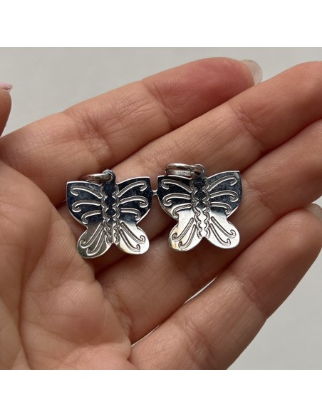 Ciondolo Argento Rodiato Farfalle Divisibili [cc6e4268]