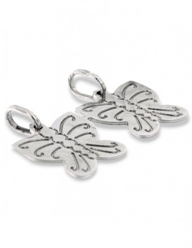 Ciondolo Argento Rodiato Farfalle Divisibili [7b73836c]