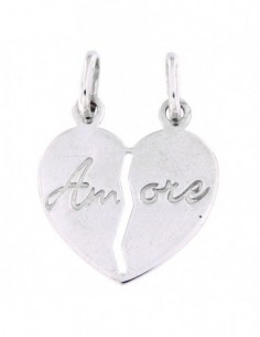 Ciondolo Argento Cuore Divisibile S.Valentino [0aa3c068]