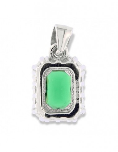 Ciondolo Argento Rodiato Principessa Rettangolare [0350687e]