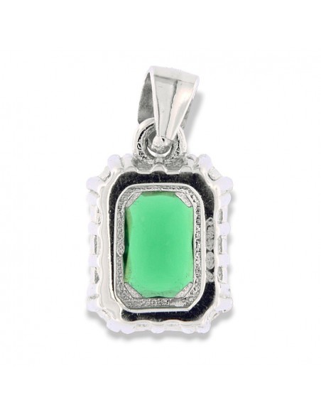 Ciondolo Argento Rodiato Principessa Rettangolare [0350687e]