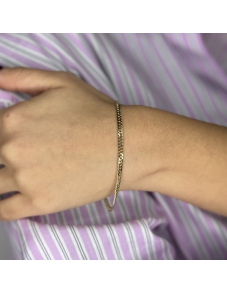 Bracciale Oro Giallo Maglia Quadrispiga 5,35GR [727d34c5]