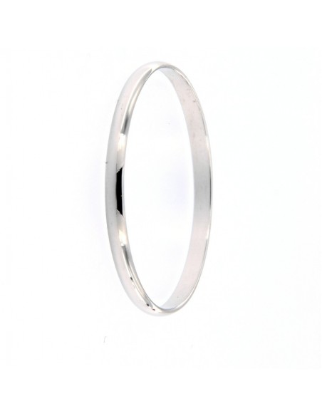 ANELLO ORO BIANCO FERMANELLO MEZZOTONDO VARIE MISU [0a796386]