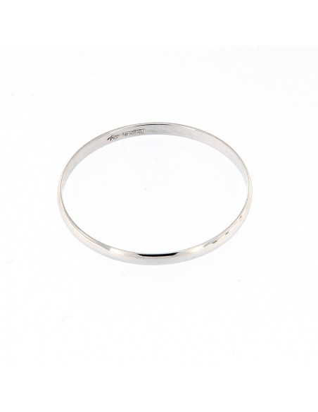 ANELLO ORO BIANCO FERMANELLO MEZZOTONDO VARIE MISU [7b80de71]