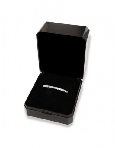 Anello Argento Rodiato Eternity Zirconi Bianchi [962d6df0]