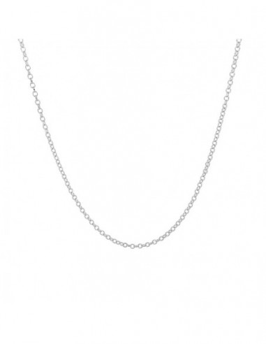 Collana Argento Rodiato Rollo. [ed3097d8]