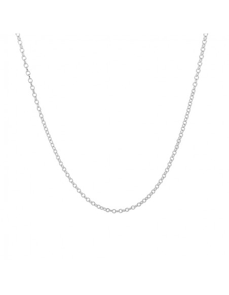 Collana Argento Rodiato Rollo. [ed3097d8]