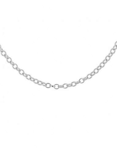Collana Argento Rodiato Rollo. [3416d4d5]