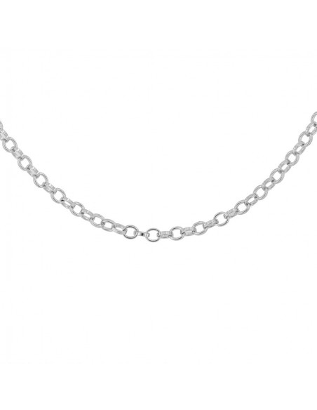 Collana Argento Rodiato Rollo. [3416d4d5]