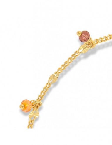 Bracciale Argento Dorato Catena Con Ciondoli [f4b6ceea]